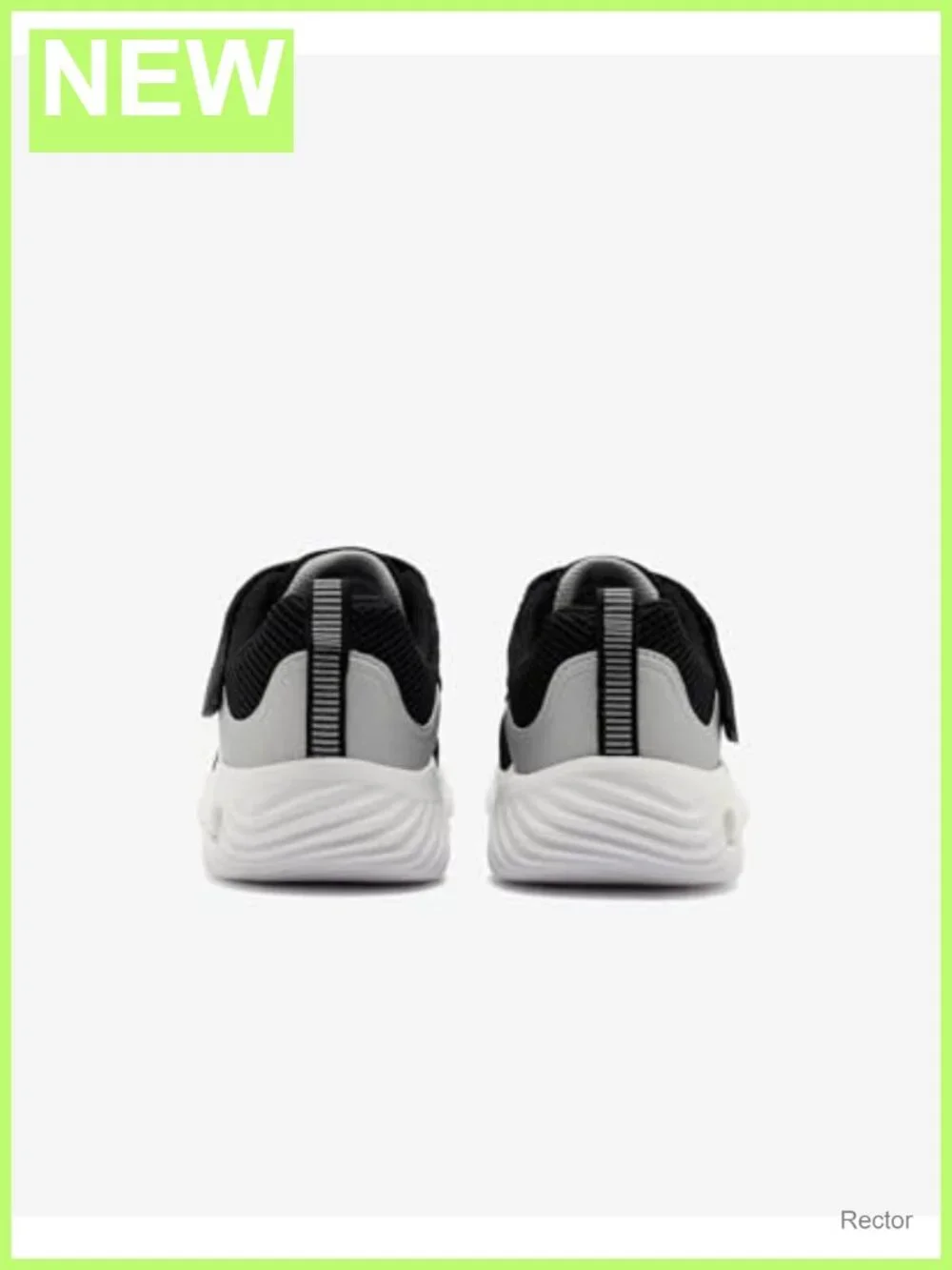 Boys Skechers Bounder-Tech Athletic Sneakers Mesh Adjustable Strap